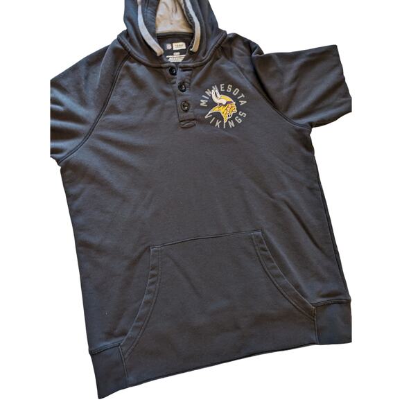 MN Vikings Hoodie Sweatshirt Mens Large Long Sleeve Pullover Kangaroo Pocket NFL - Picture 8 of 10